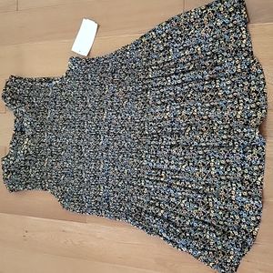 Adrianna Papell Floral Tank Top - Black and Multicolor